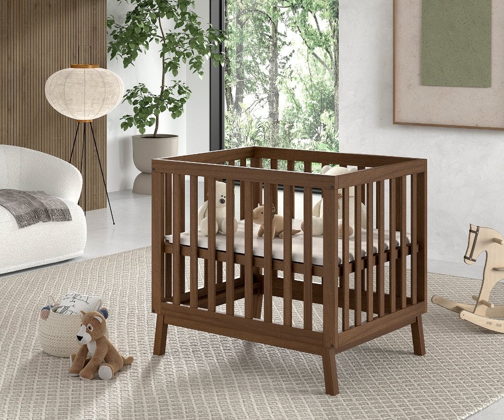 SEZANE BABYPARK 95 x 75 cm WALNOOT, Enlèvement, Neuf, Rectangulaire, Réglable en hauteur
