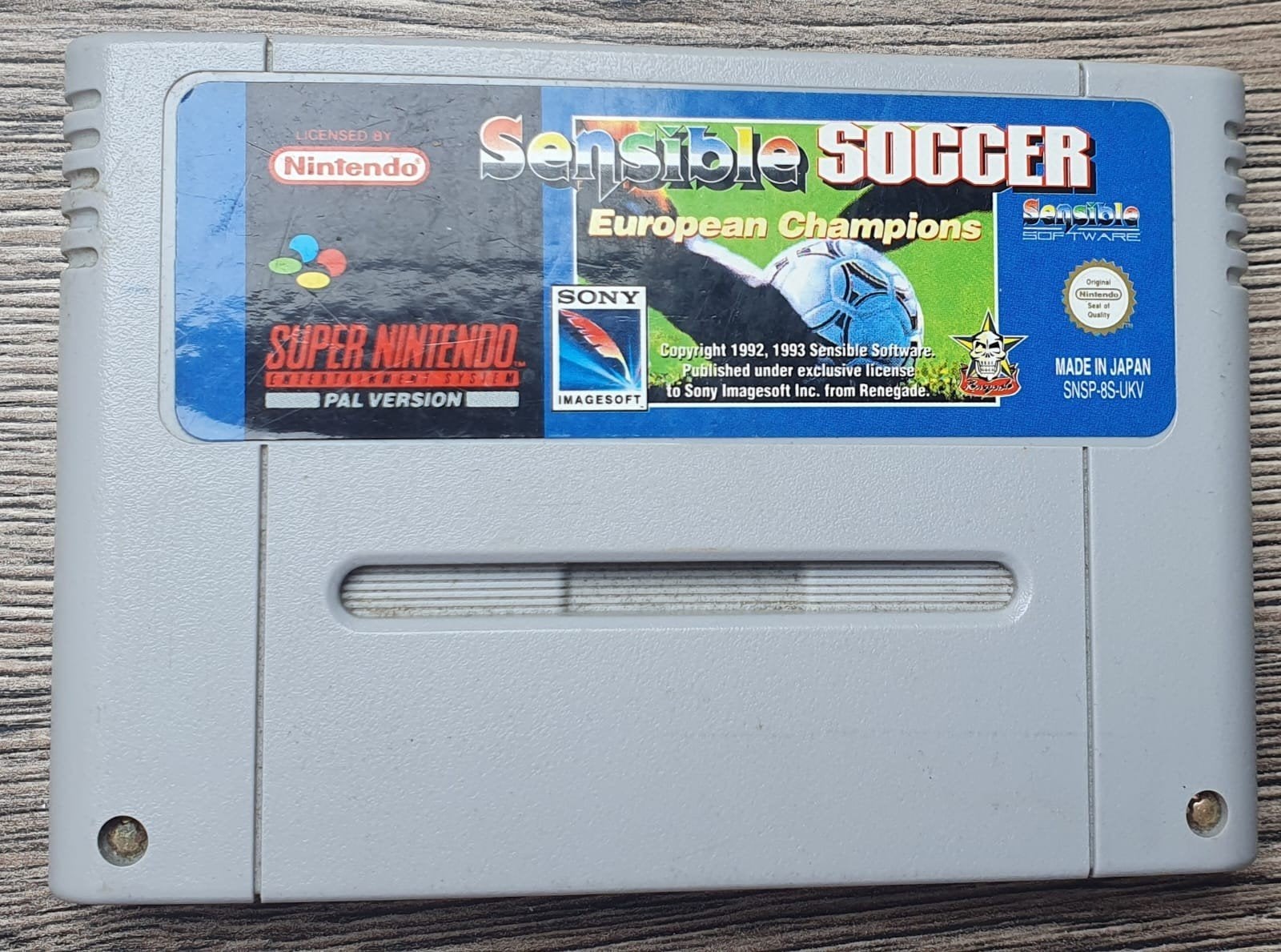 Retro SNES games lot: Sensible Soccer CIB + Bugs Bunny PAL, Avontuur en Actie, Gebruikt, 1 speler, Eén computer