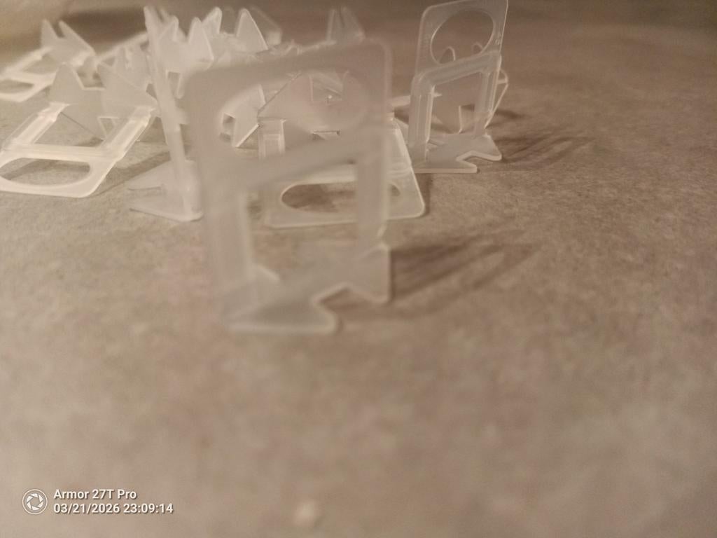 Vloer leveling clips, Enlèvement