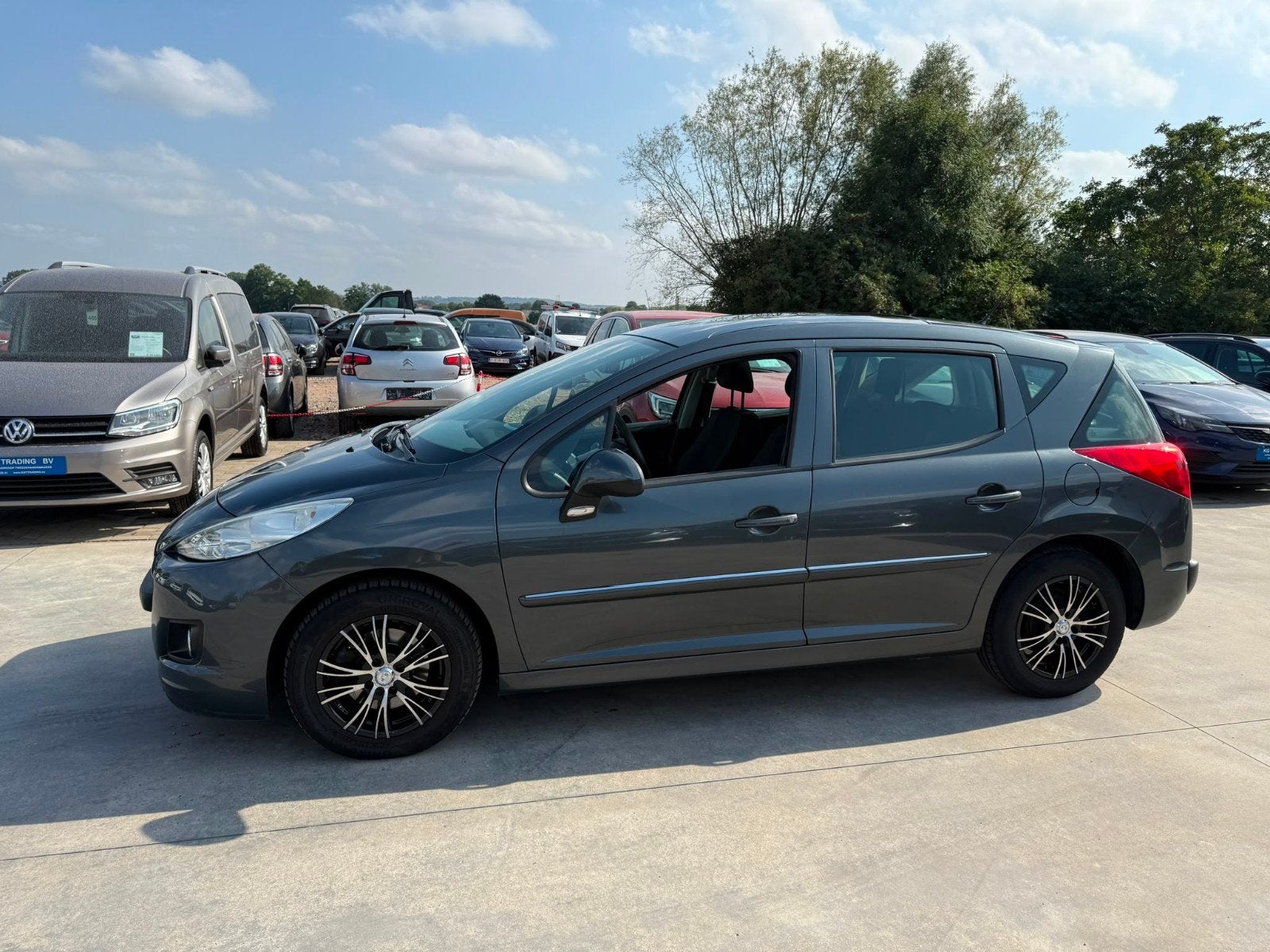 Peugeot  207 1.4CC BENZINE, Auto's, Voorwielaandrijving, 1321 kg, Zwart, 4 cilinders