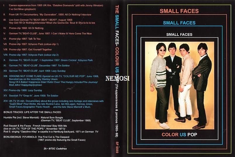 DVD - SMALL FACES - COLOR US POP, Envoi, Neuf, dans son emballage, Concert