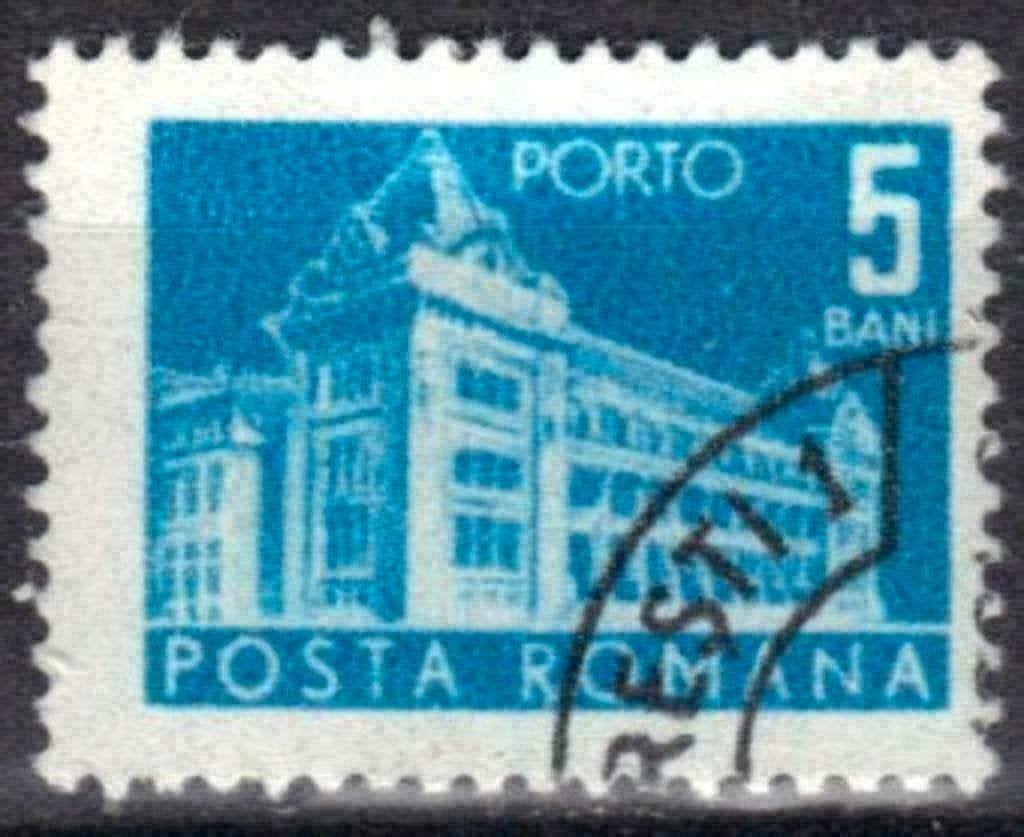 Roumanie 1967 - Yvert 128ATx - Bureau de poste e symbo (ST), Envoi, Affranchi