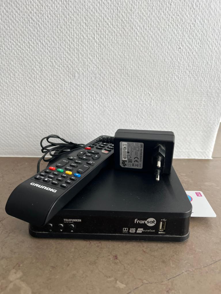 Fransat Receiver compatibel met update, Audio, Tv en Foto, Schotelantennes, Ophalen of Verzenden, Zo goed als nieuw