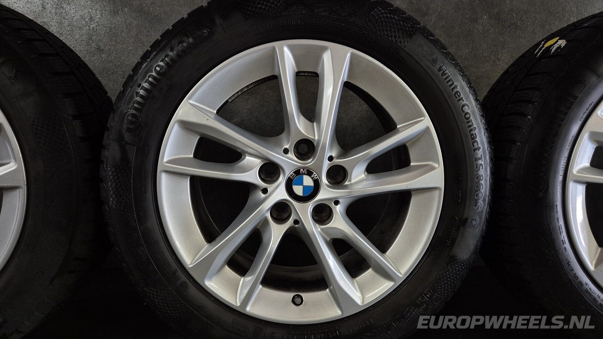 16 inch BMW velgen 2 active tourer F45 F46 1 winterbanden, Gebruikt, -, Banden en Velgen, 195 mm