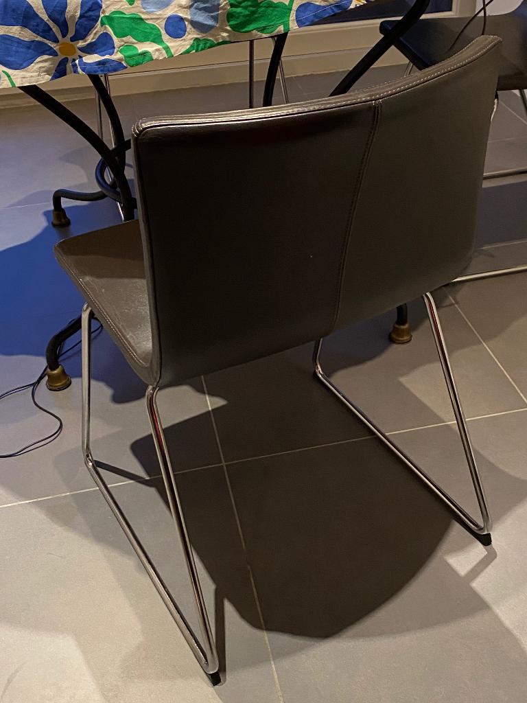 Stoelen, Ophalen, Gebruikt, Bruin, Modern / strak
