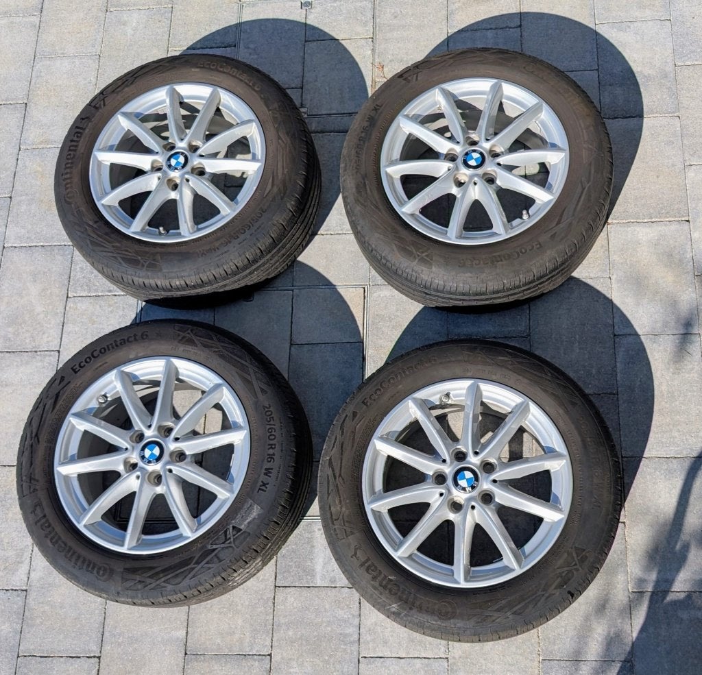 Jantes 5 mm BMW Série 2 Continental 16 pouces, Autos : Pièces & Accessoires, Pneus & Jantes, 16 pouces, Véhicule de tourisme, Pneus été