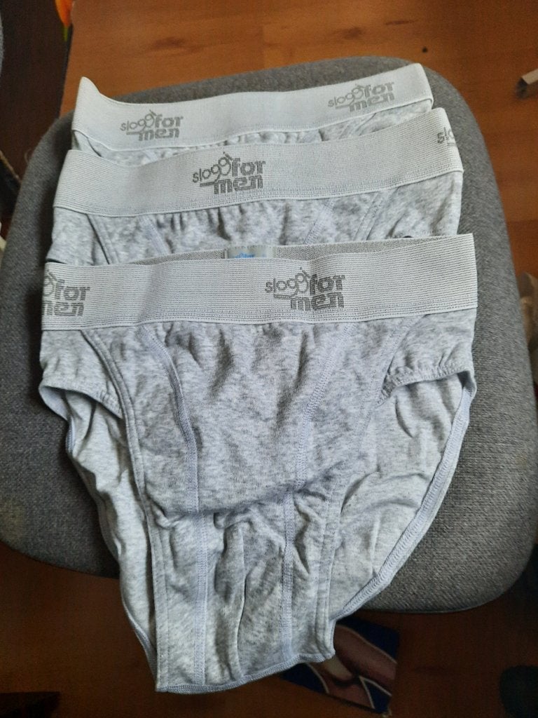 Sloggi pour hommes - MIDI SS MD - Slips pour hommes, Enlèvement ou Envoi, Gris, Sloggi for Men, Slip