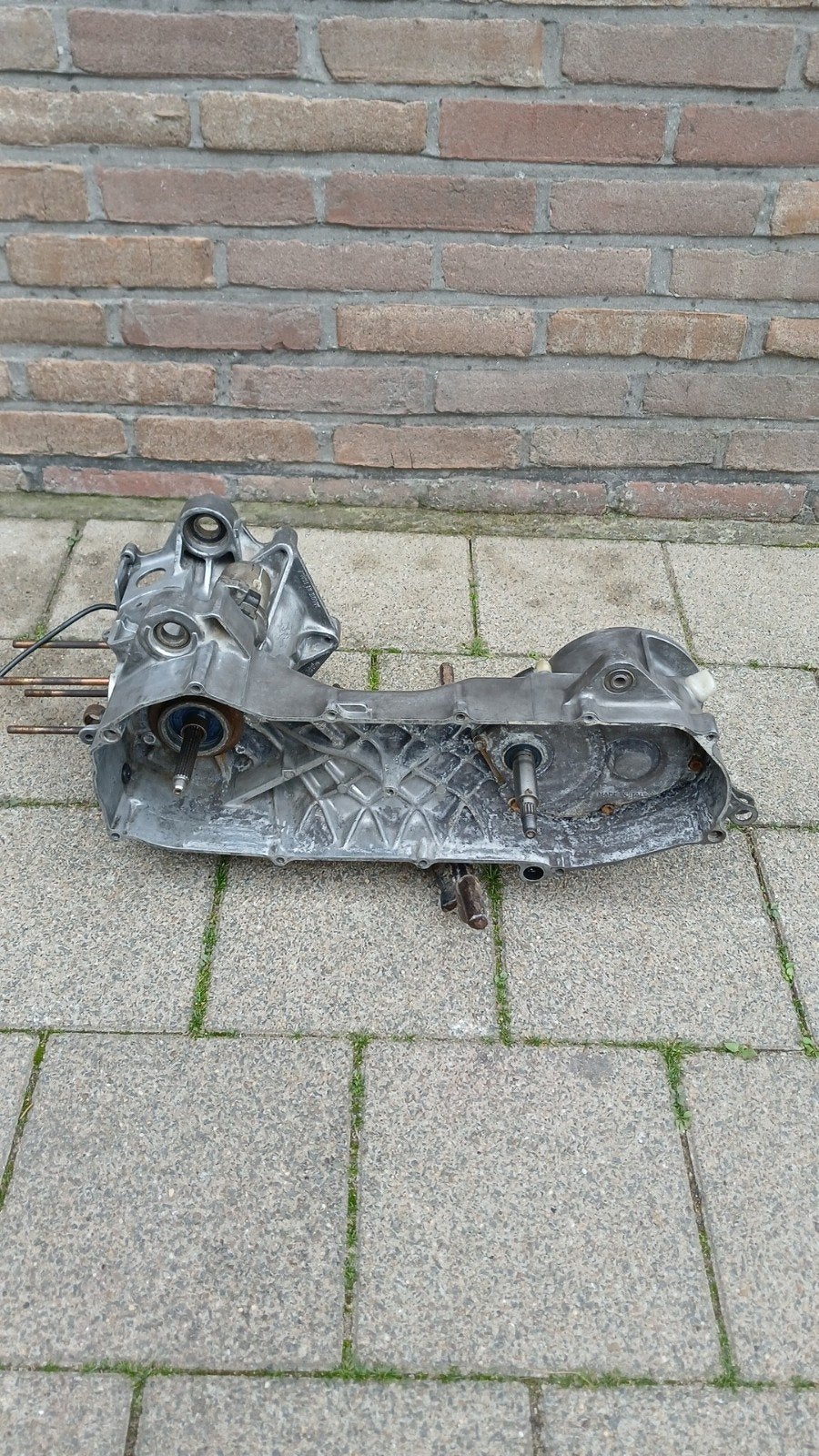 horizontale minarelli motorblok met trommelrem functie., Ophalen, Gebruikt, Blok, Minarelli