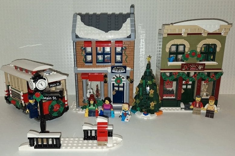 LEGO 10308 Holiday Main Street, Enlèvement ou Envoi, Lego, Ensemble complet, Utilisé