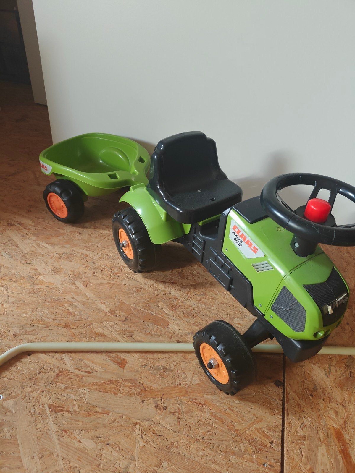 Kinder traktor (2/3 jaar), Ophalen