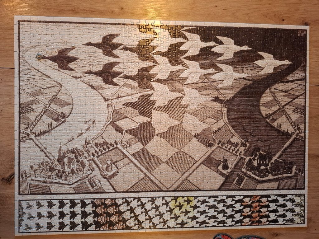 Puzzel 1000 stukjes, Ophalen, 500 t/m 1500 stukjes, Zo goed als nieuw, Legpuzzel