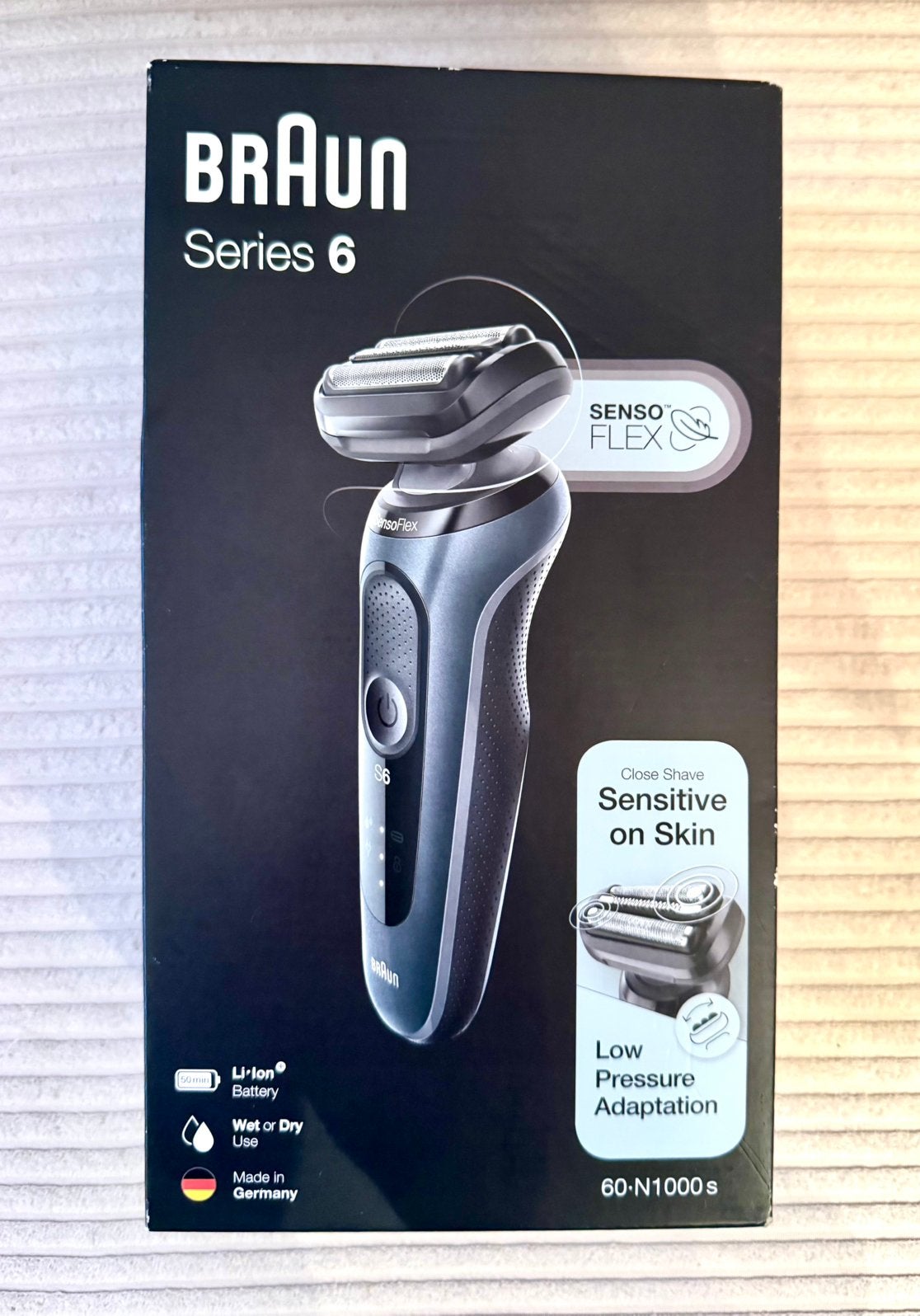 Braun Serie 6 Elektrisch Scheerapparaat!(NIEUWSTAAT), Elektronische apparatuur, Ophalen of Verzenden, Zo goed als nieuw, Scheren en Epileren