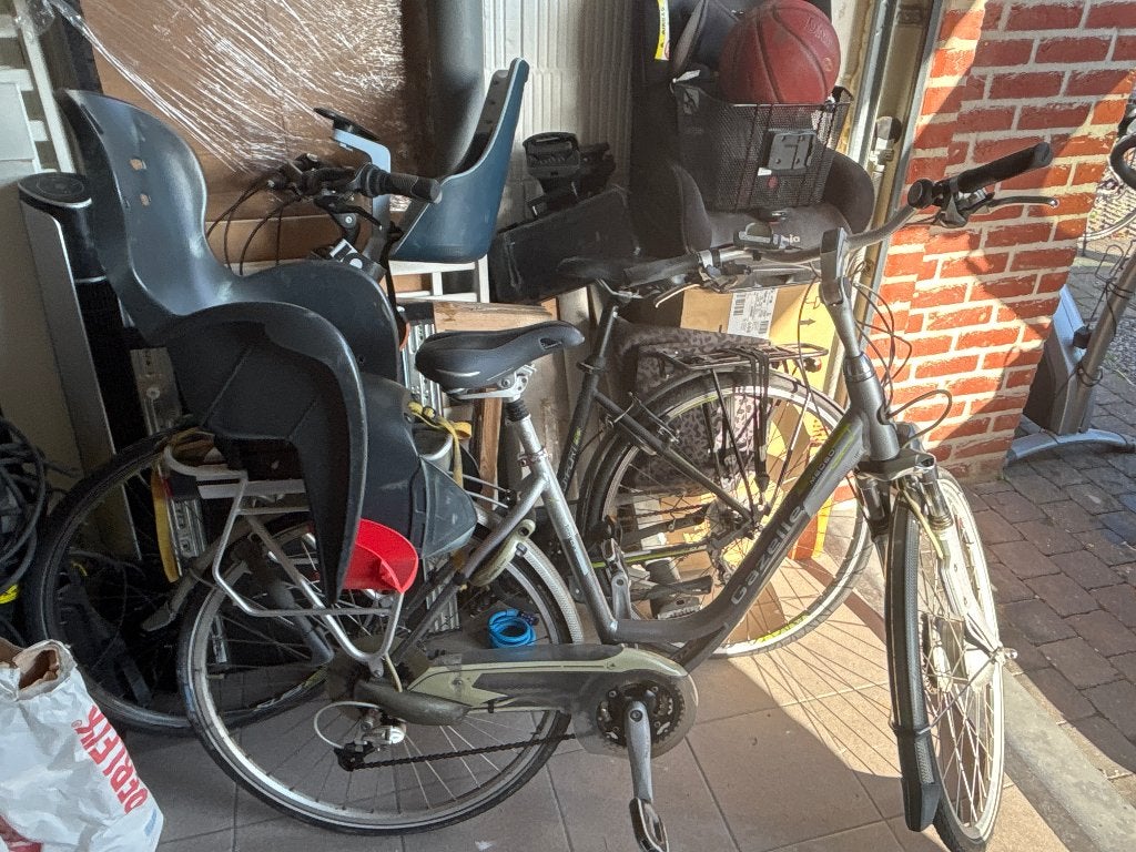 Elektrische fiets, Gebruikt, Ophalen of Verzenden, 50 km per accu of meer, 55 tot 59 cm