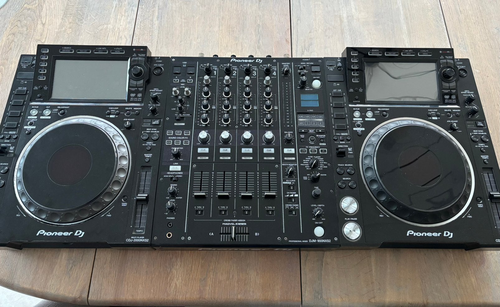 Pioneer DJ Set: 1x DJM 900 NXS2 & 2x CDJ 2000 NXS2, Muziek en Instrumenten, Ophalen, Gebruikt, Dj-set, Pioneer