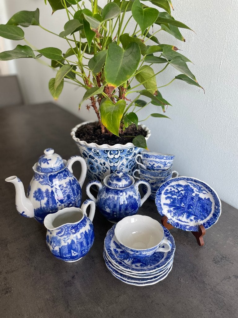 Service à thé vintage en porcelaine, Enlèvement