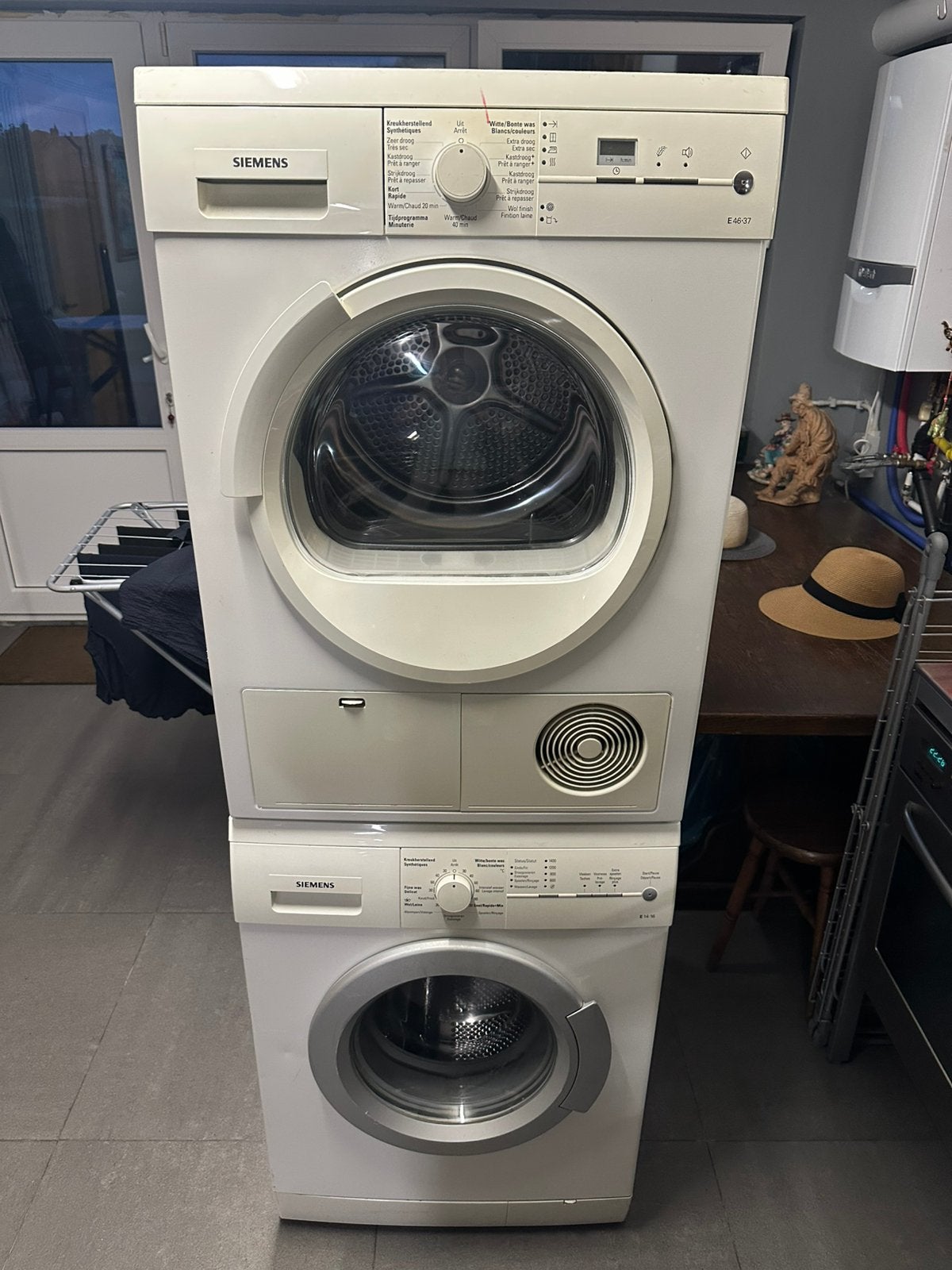 Wasmachine en droogkast, Elektronische apparatuur, Wasmachines, Ophalen, Zo goed als nieuw
