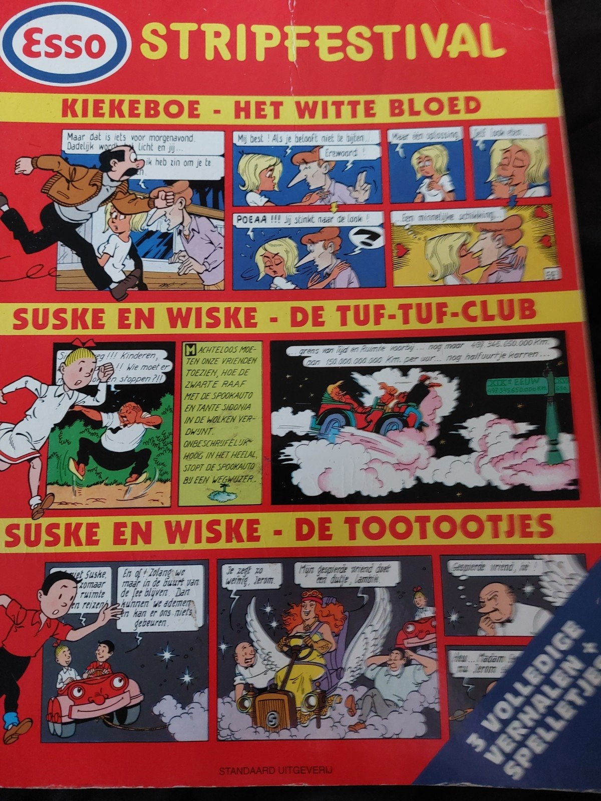 suske en wiske esso, Livres, Enlèvement