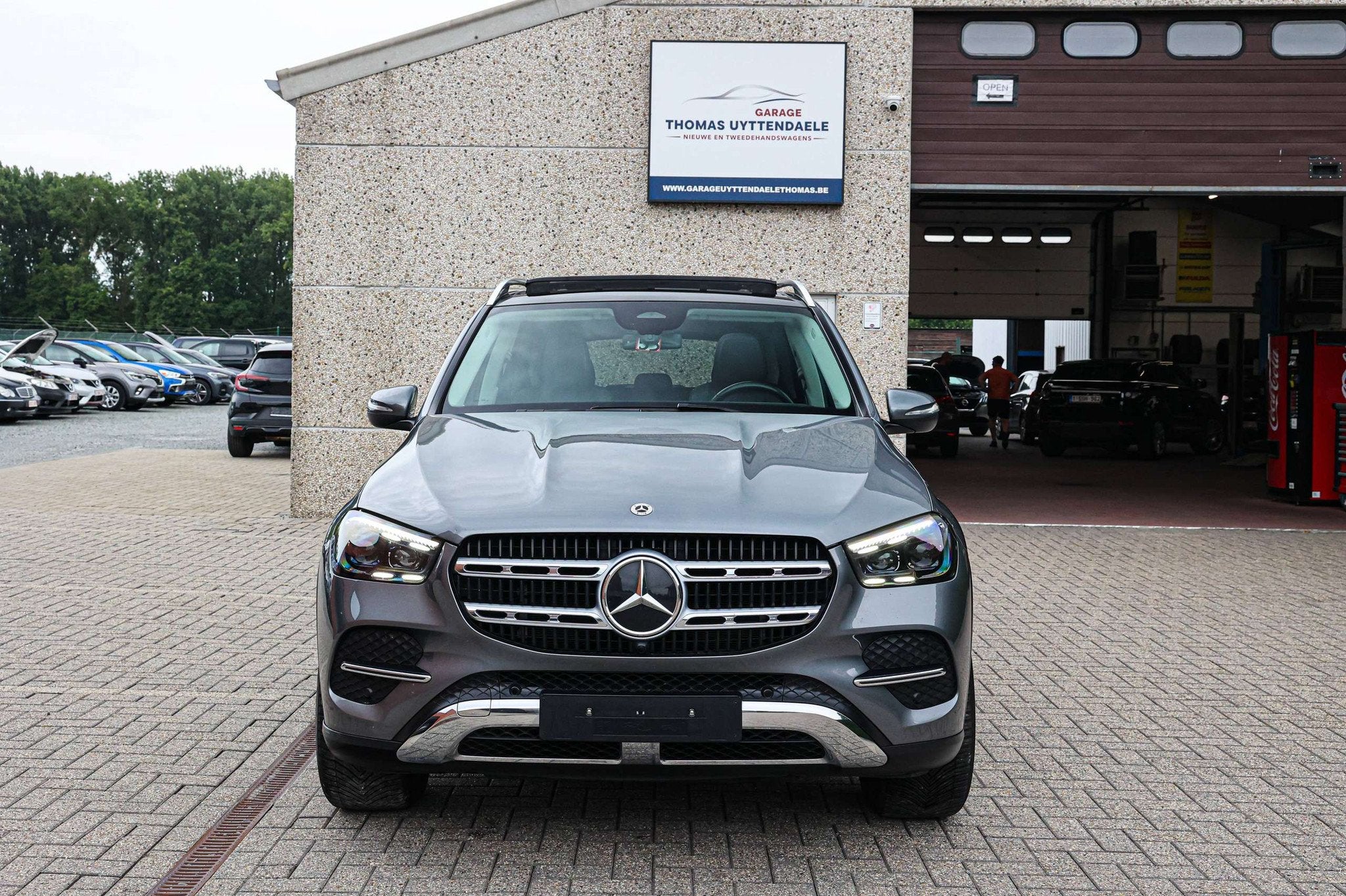 Mercedes-Benz GLE 350 PANORAMISCH-DAK*AUTOMAAT*LEDER*ZETELVE, Auto's, Automaat, Gebruikt, Zwart, GLE