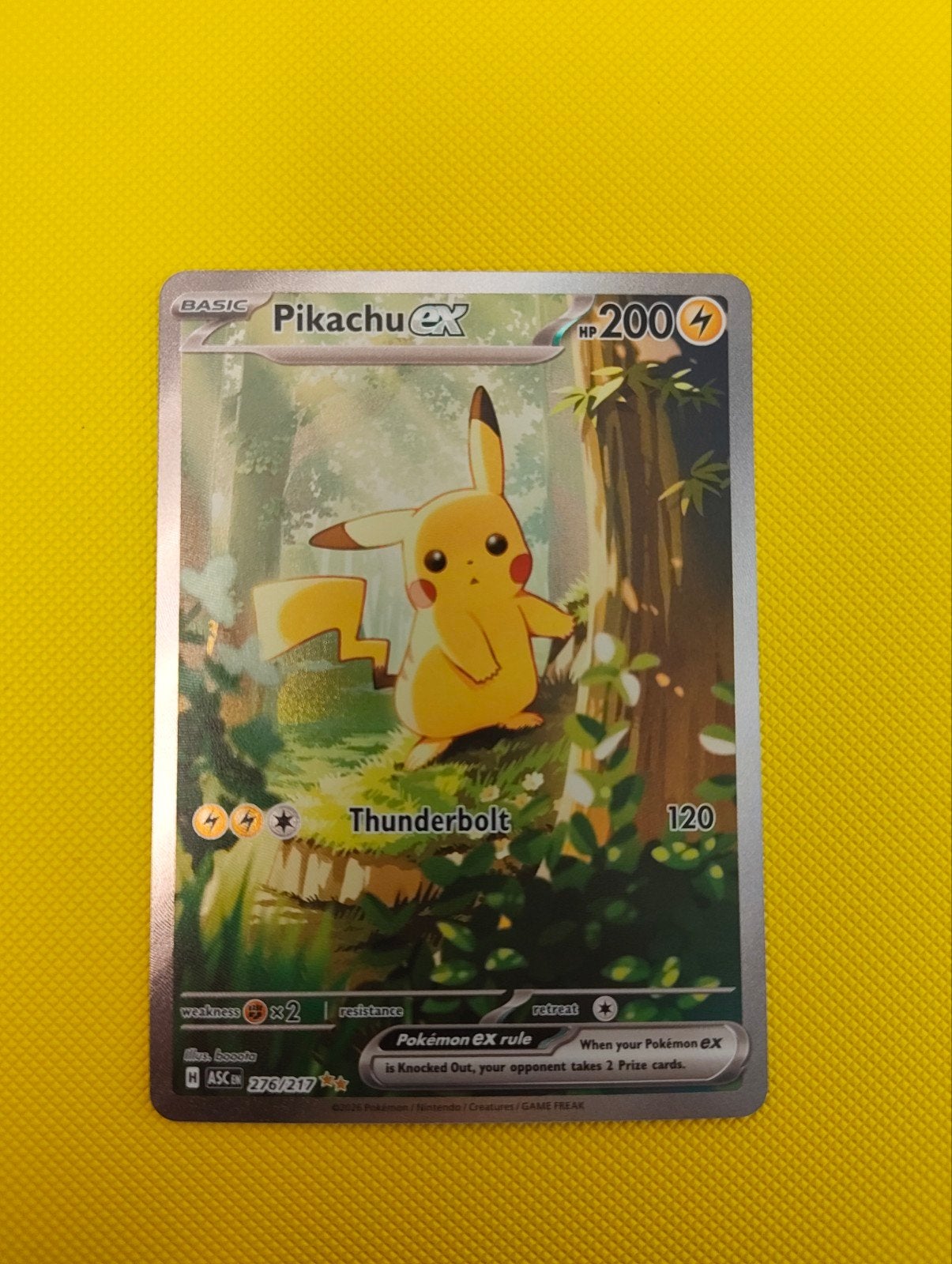Pikachu ex Ascended Heroes, Hobby en Vrije tijd, Verzamelkaartspellen | Pokémon, Ophalen of Verzenden, Nieuw, Losse kaart