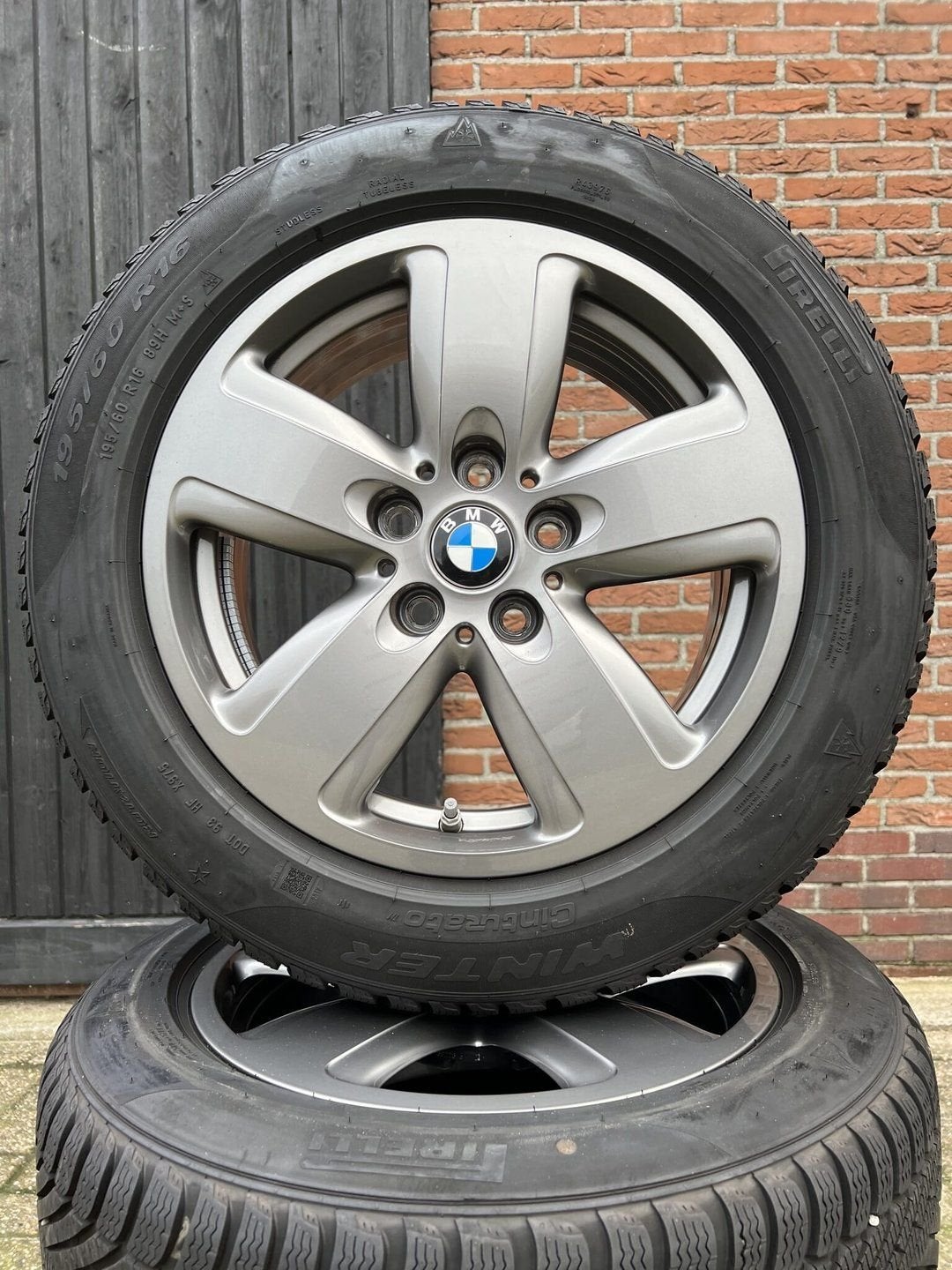 16’’ BMW 1 SERIE 2SERIE F40 F41 MINI VELGEN WINTER ORIG TPMS, -, Banden en Velgen, Nieuw, 195 mm