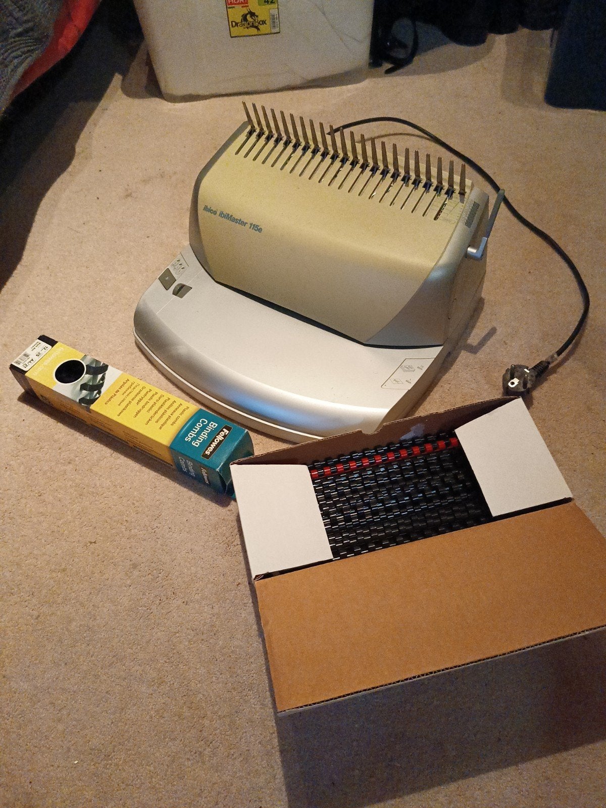 Ibico Ibimaster 115e inbindapparaat, Enlèvement, Utilisé, Autres types