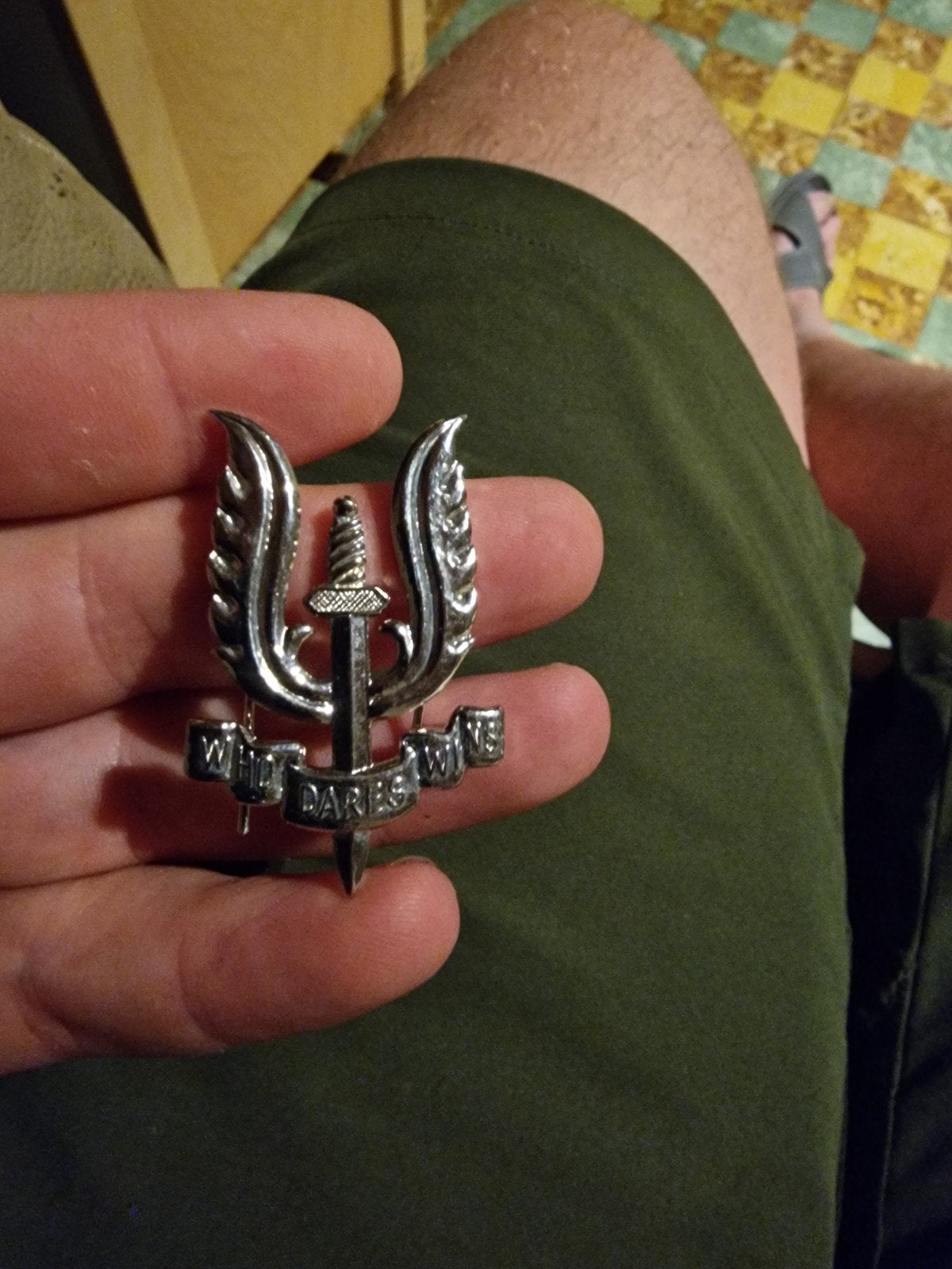 mutskenteken 1e para onderoff, Verzamelen, Militaria | Algemeen, Ophalen of Verzenden