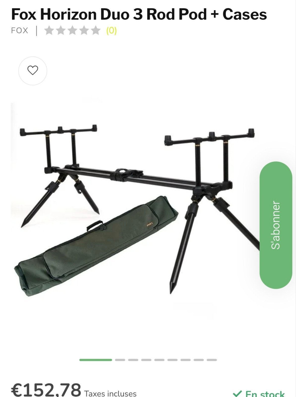 Rod POD Fox et détecteur Fox