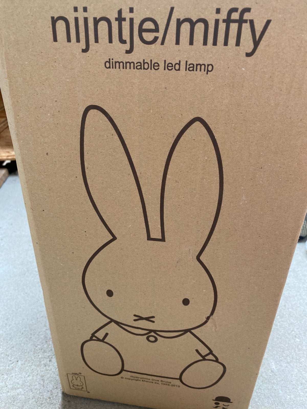 Veilleuse miffy hauteur 50cm, Enlèvement, Jaune