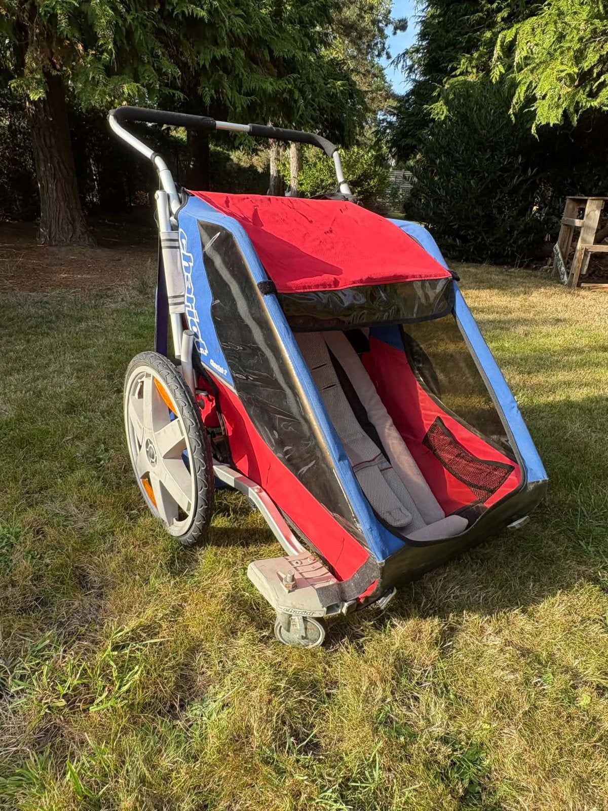Cheetah Chariot 2, Fietsen en Brommers, Ophalen, Gebruikt, Kinderkar, 40 tot 60 kg