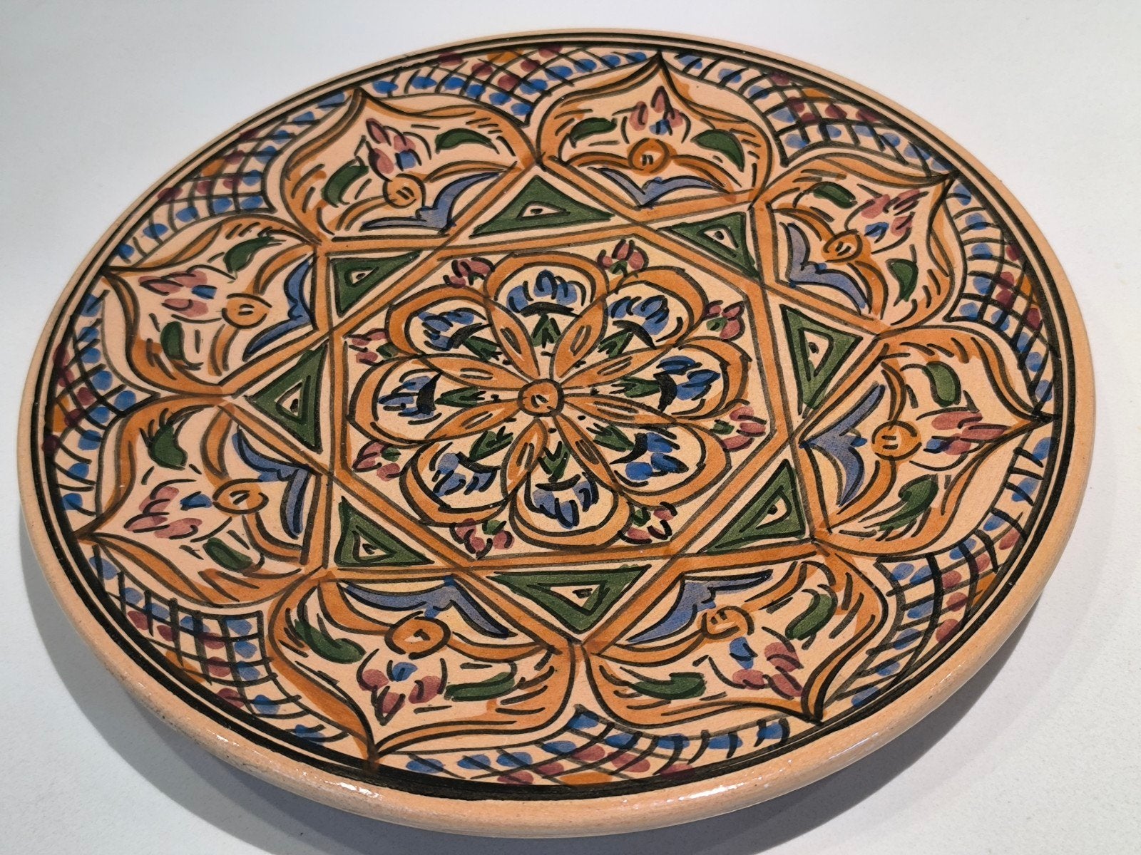 Handgemaakte Marokkaanse schotel, Antiek en Kunst, Ophalen of Verzenden