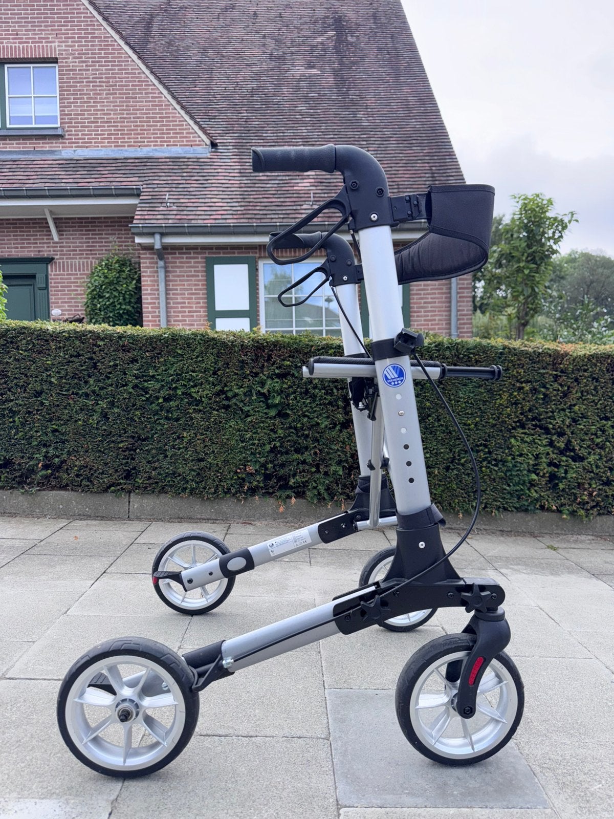 Vermeiren opvouwbare rollator plooibare - verstelbare, Ophalen of Verzenden, Lichtgewicht, Zo goed als nieuw