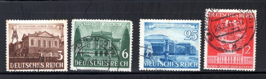 DEUTSCHES REICH jaar 1941 gestempeld, Verzenden, Gestempeld