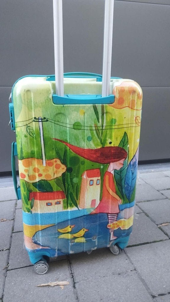 Reiskoffer Suitcase 24 inch, Ophalen, Gebruikt, 50 tot 60 cm, Hard kunststof