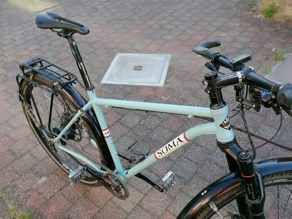 Trekking-reisfiets, Fietsen en Brommers, Fietsen | Heren | Sportfietsen en Toerfietsen, Zo goed als nieuw, Overige merken, 10 tot 15 versnellingen