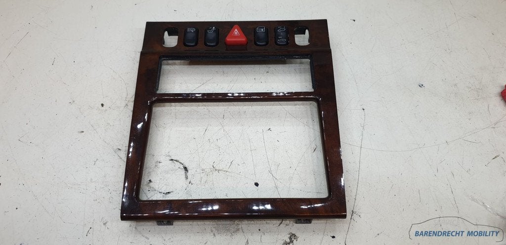 Houten paneel knoppenbalk W210 comand Mercedes 2106802136 ge, Auto-onderdelen, Dashboard en Schakelaars, Mercedes-Benz, Gebruikt