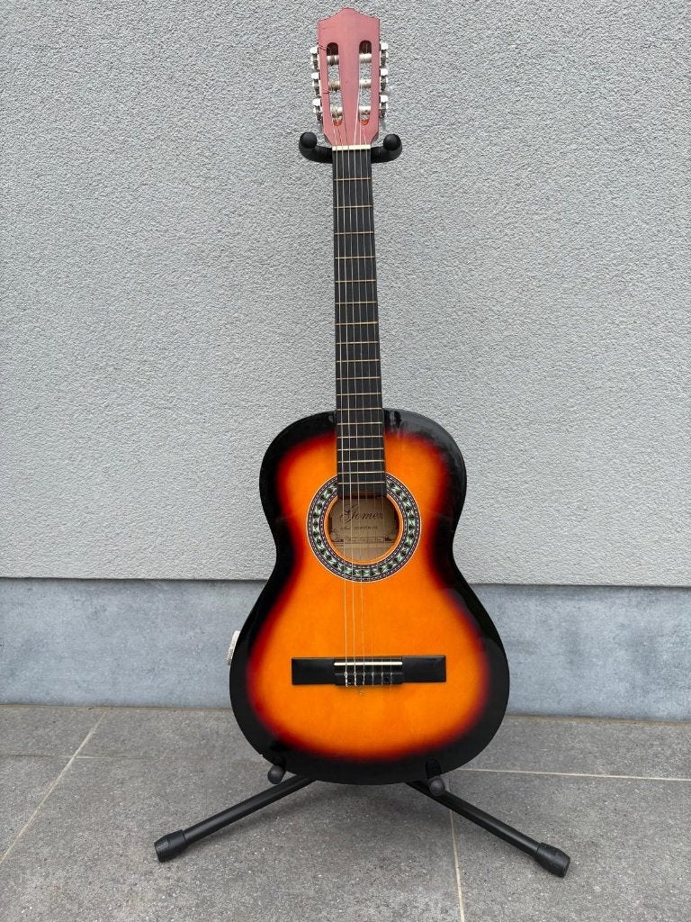 gitaar Gomez voor kinderen + hoes en staander, Ophalen