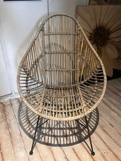 rotan stoel, Tuin en Terras, Ophalen, Gebruikt, Rotan
