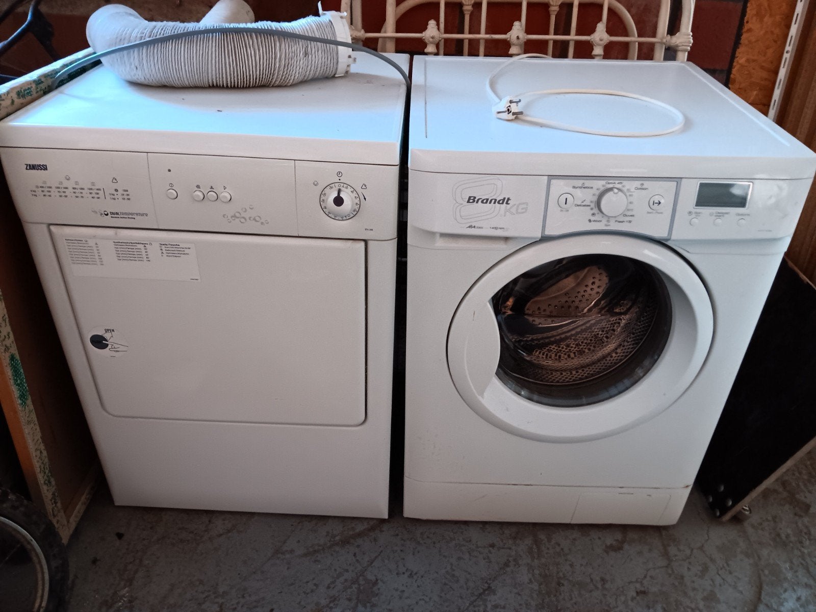 wasmachine & droogkast, Elektronische apparatuur, Wasmachines, 6 tot 8 kg, Ophalen, Gebruikt