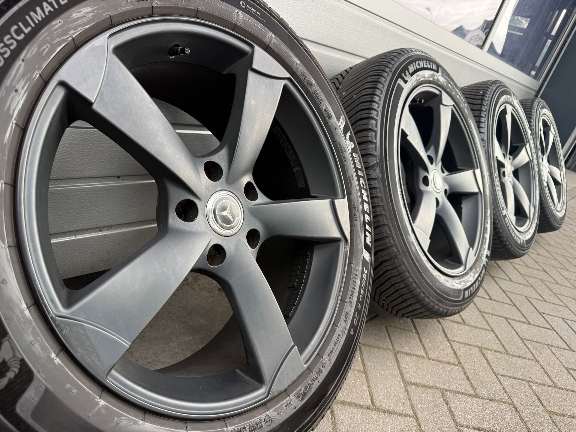 20 Mercedes G klasse W461 W460 W463 velgen Michelin banden, Auto-onderdelen, Banden en Velgen, Gebruikt, -, 265 mm, -