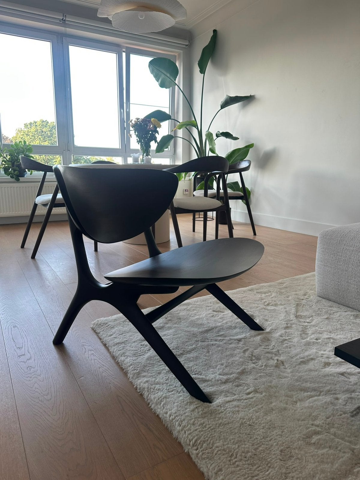 Design lounge chair, Ophalen, Bruin, Design, Nieuw