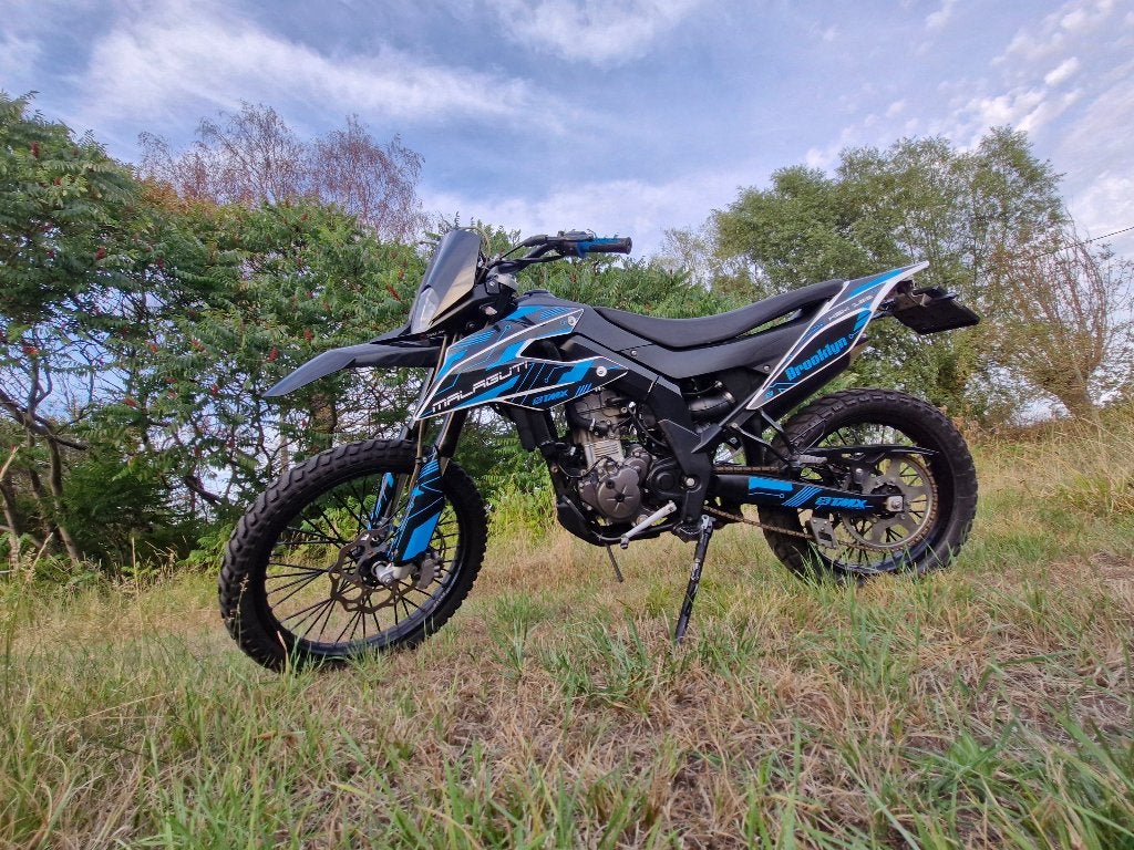 Crossmotor Malaguti 125cc, Vélos & Vélomoteurs, Autres marques, 125 cm³, Comme neuf, Enlèvement