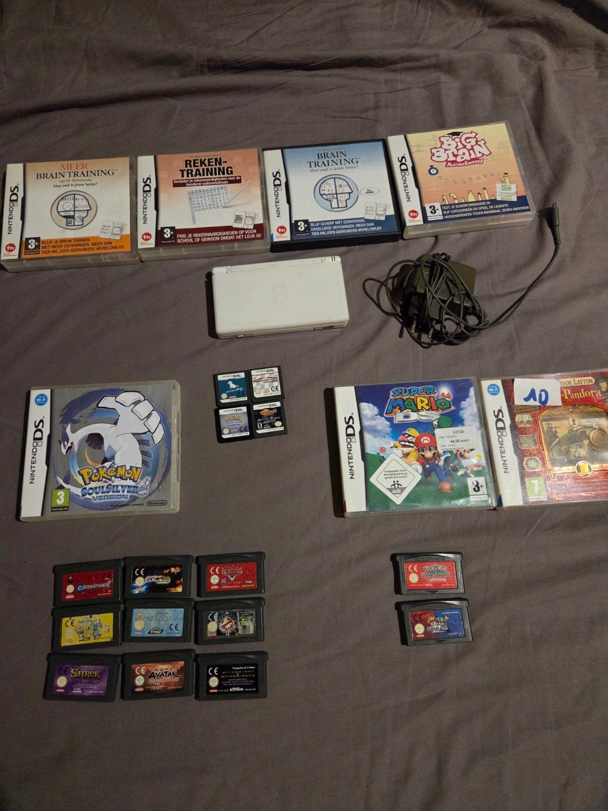 DS lite + Soulsilver et plus, Enlèvement ou Envoi, Nintendo, ., .