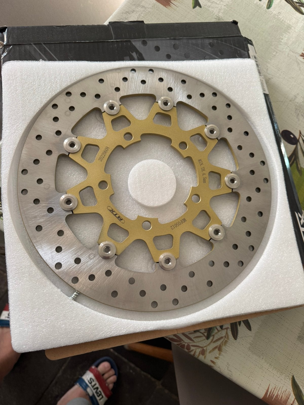 À VENDRE – 2 disques de frein avant moto MTX NEUFS, Motos, Particulier