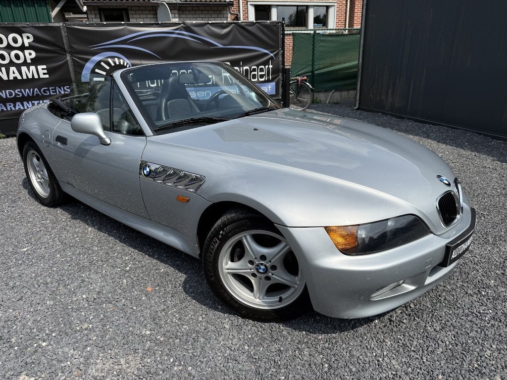 BMW Z3 1.8i,1998, 66.000km, Airco, Cabrio, Leder + 12m Garan, Autos, BMW, Cuir, Entreprise, Cabriolet, Entretenue par le concessionnaire