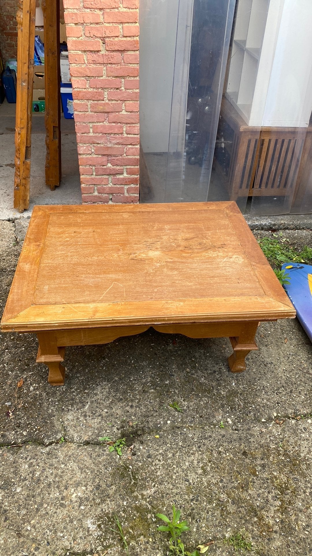 Grenen salontafel, Ophalen, Zo goed als nieuw
