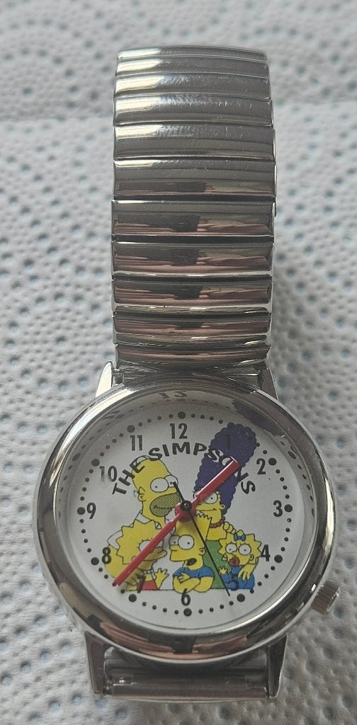 Montre The Simpsons Vintage – Famille – Bracelet Acier, Collections, Enlèvement ou Envoi, Comme neuf