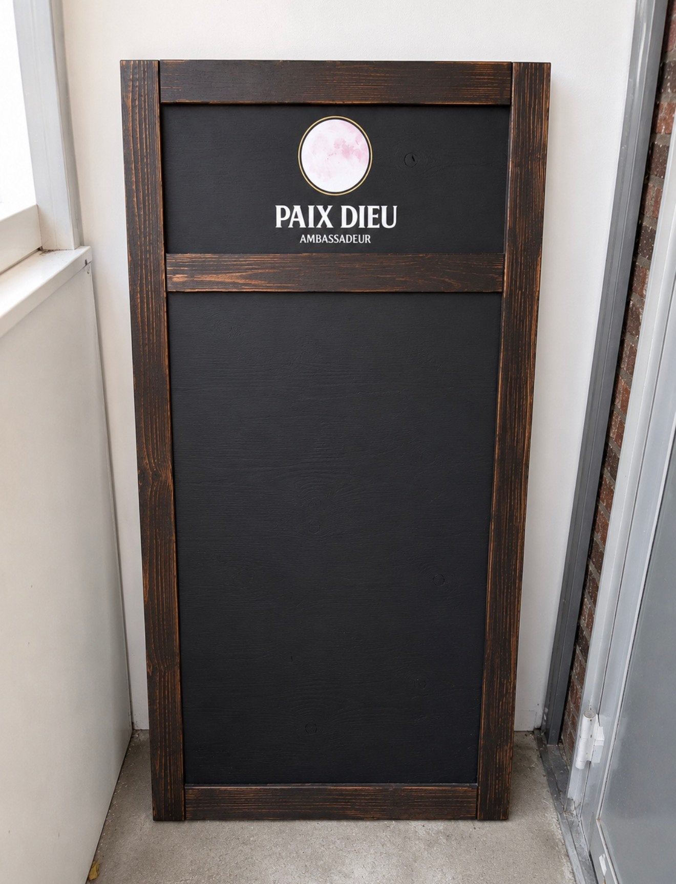 Enseigne Paix Dieu, Enlèvement, Utilisé, Tableau d'affichage