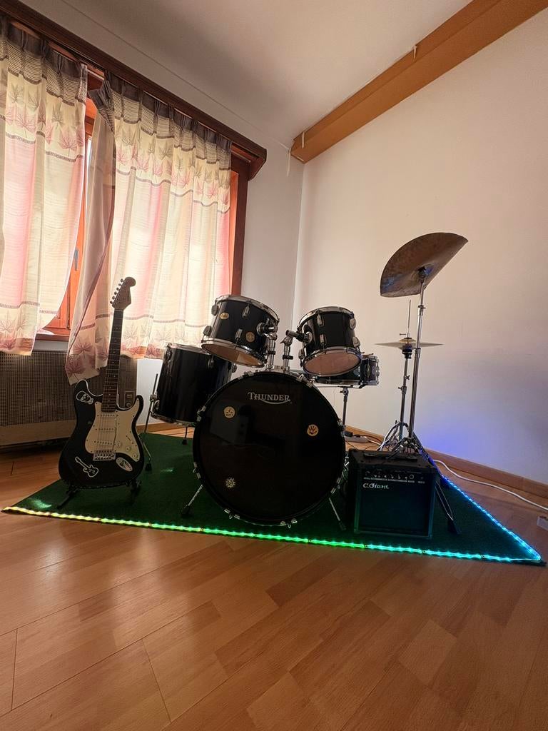 Drum stel, Muziek en Instrumenten, Drumstellen en Slagwerk, Ophalen, Zo goed als nieuw