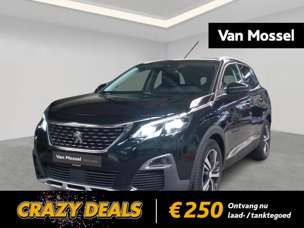 Peugeot 3008 1.2 PureTech 96kW S&S Auto Allure, Auto's, 1345 kg, Stof, Euro 6, Zwart