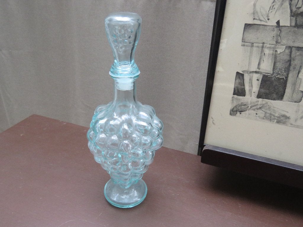 Carafe à raisin turquoise italienne des années 70, Enlèvement ou Envoi